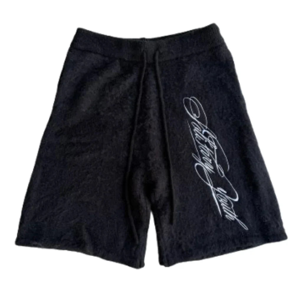 Mohair Script Shorts