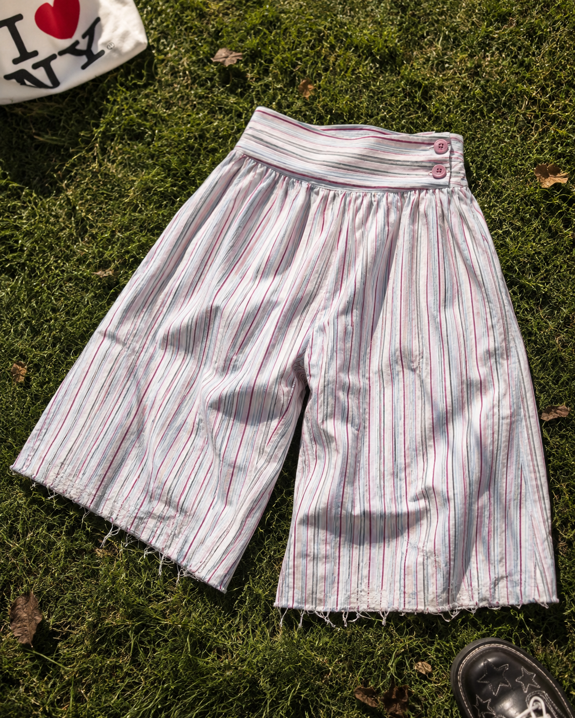 Whimsical Striped Shorts