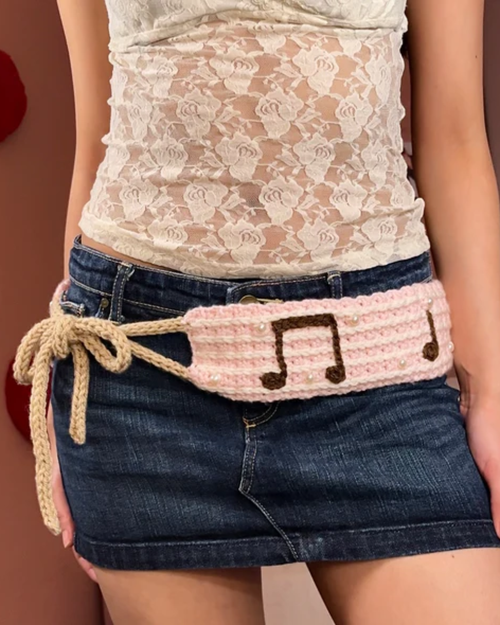 Crochet Music Belt