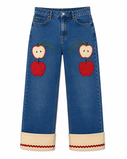 Apple Pie Graphic Jeans