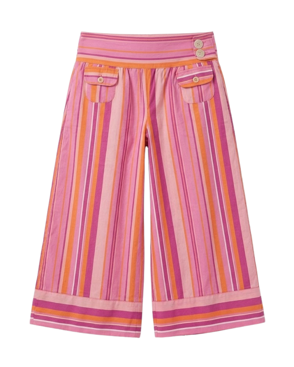 Berry Stripe Flares