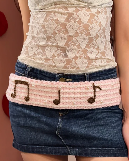 Crochet Music Belt