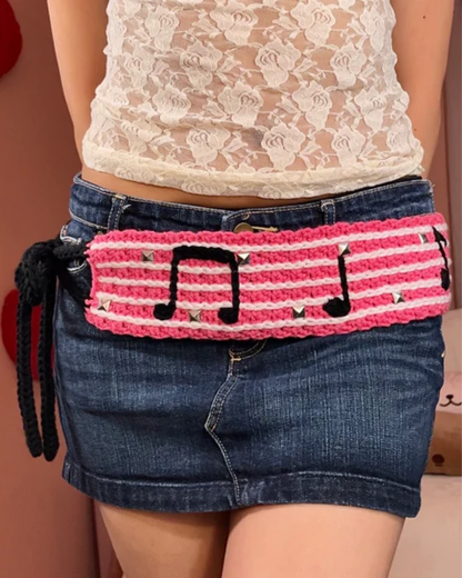 Crochet Music Belt