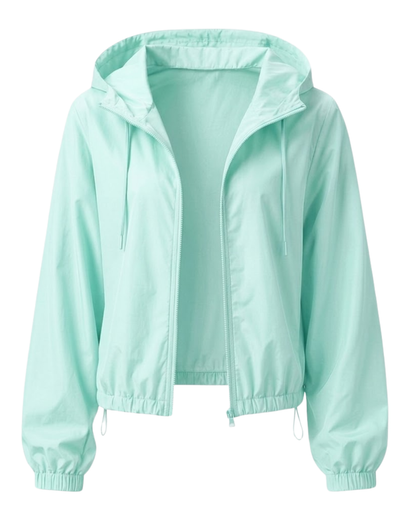 Crop Zip Flare Set