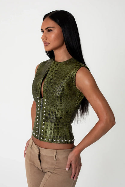 Croc Zip Vest