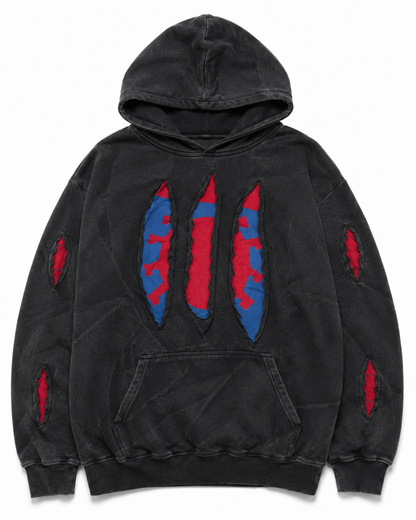 Ripped Spider Hoodie