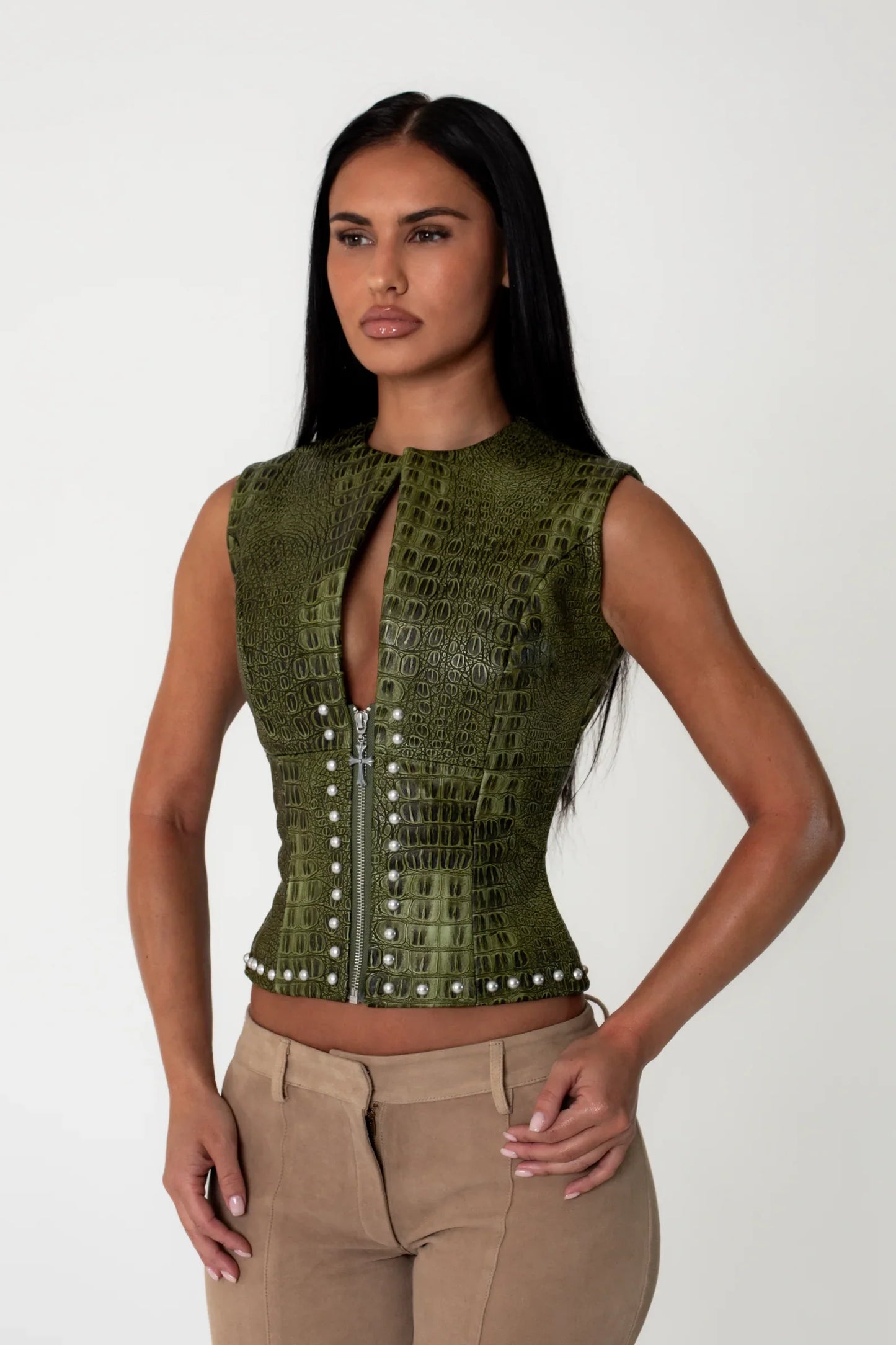 Croc Zip Vest