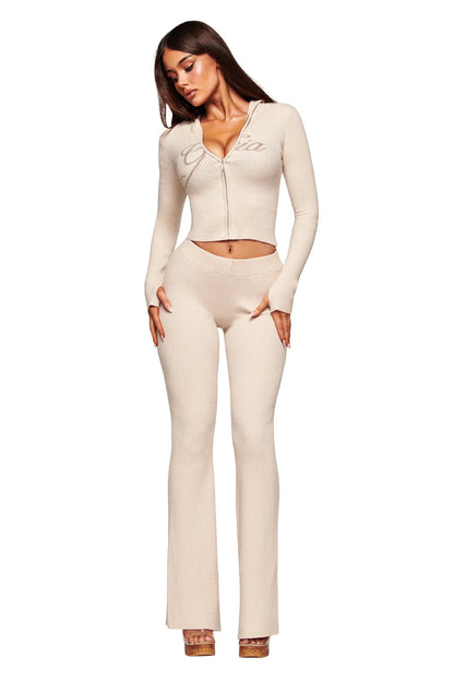 Ribbed Knit Matching Set