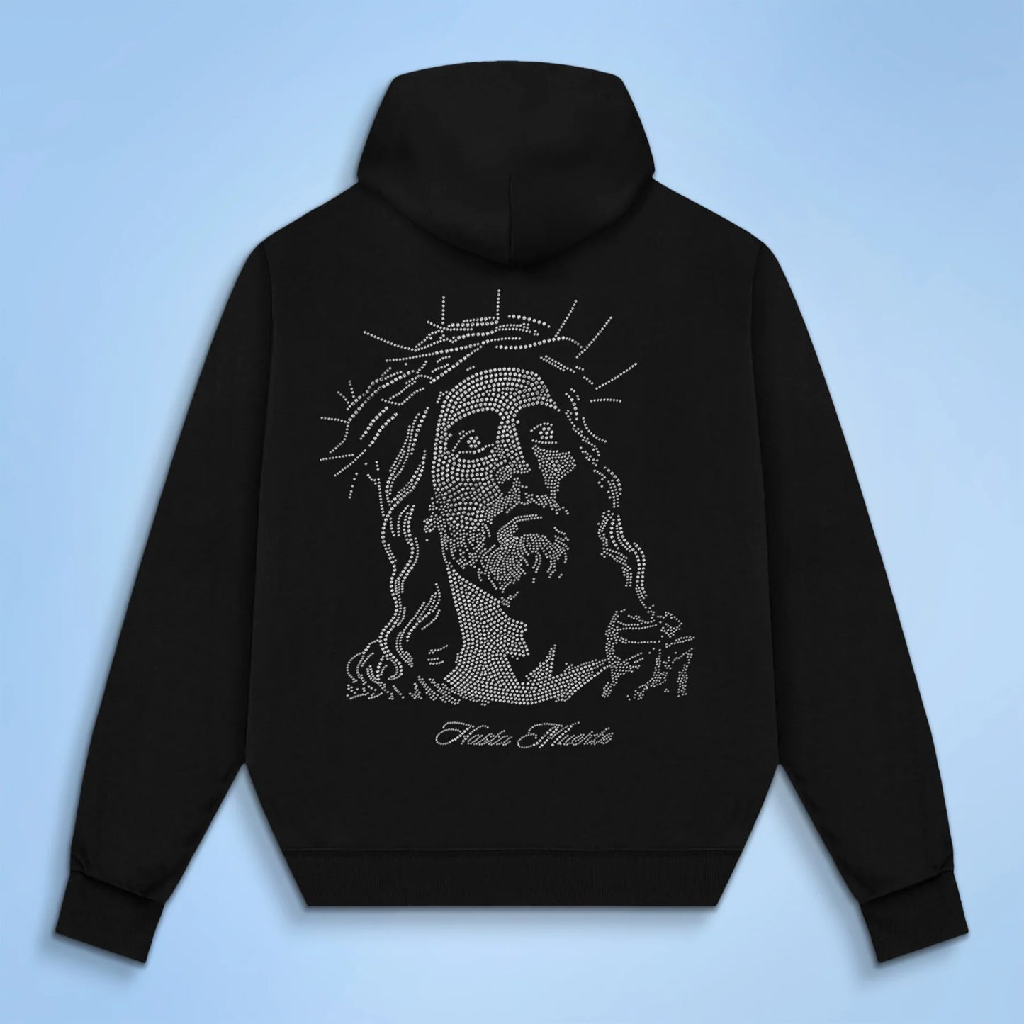 Jesus Rhinestone Hoodie