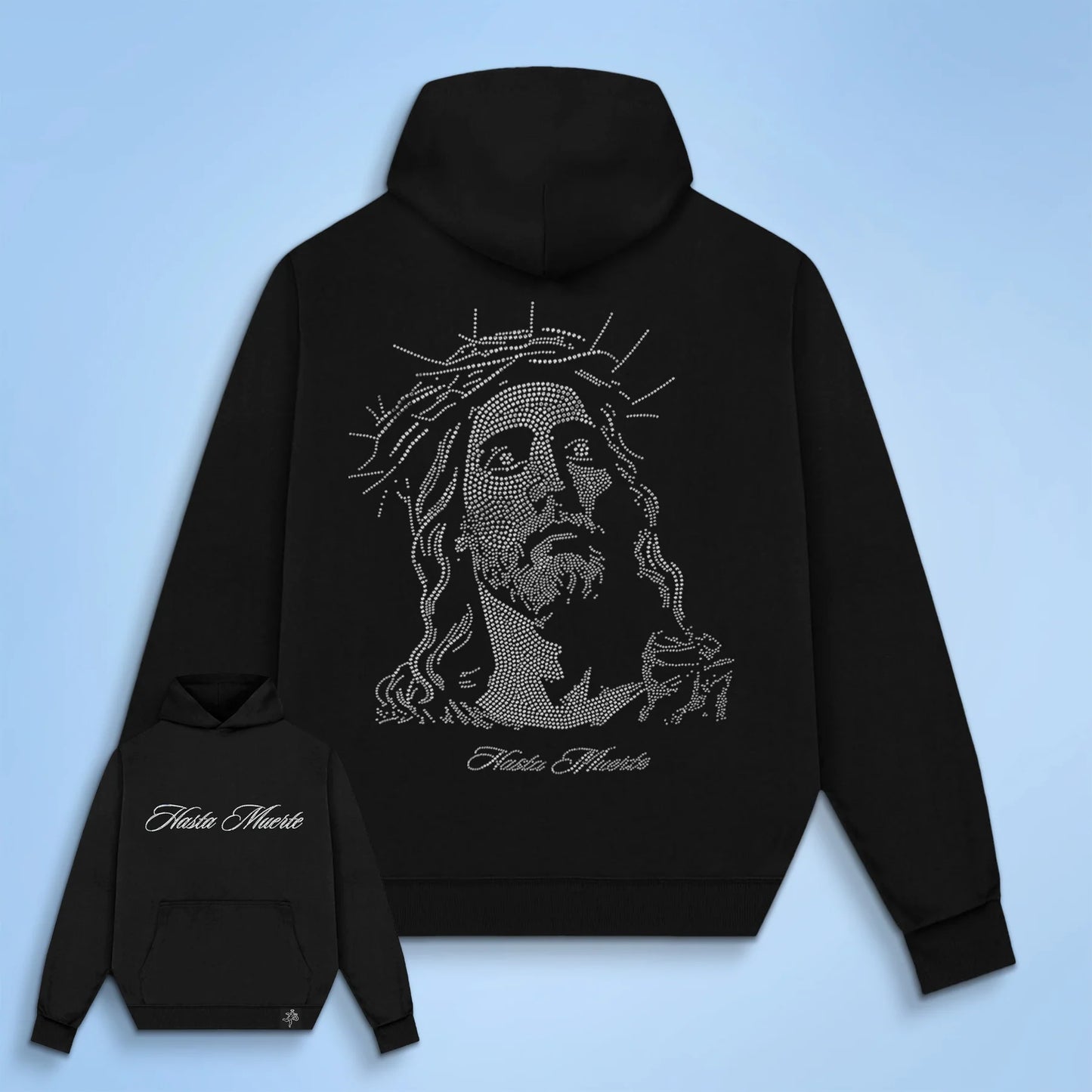 Jesus Rhinestone Hoodie
