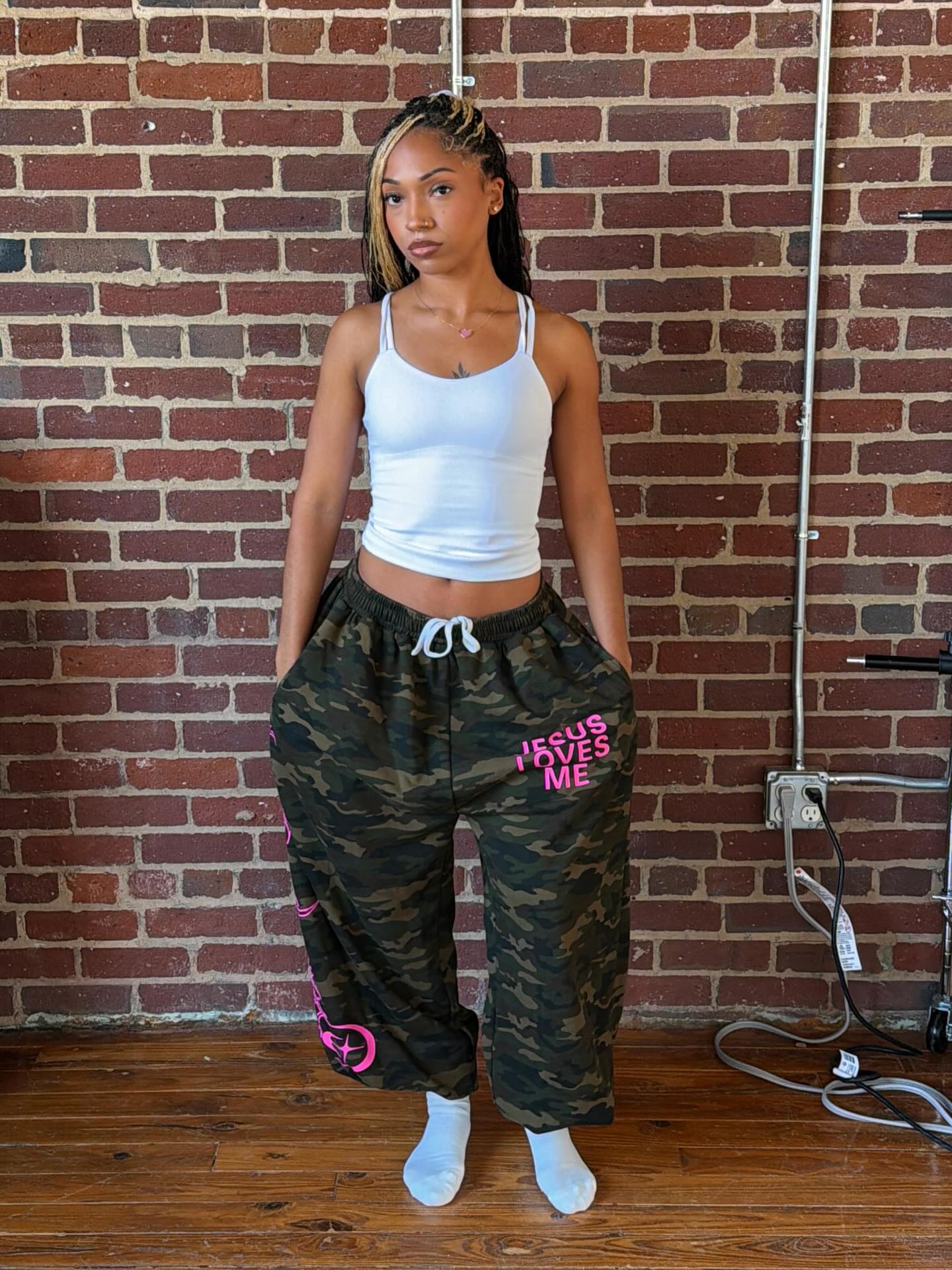 Unisex Camo Sweatpants