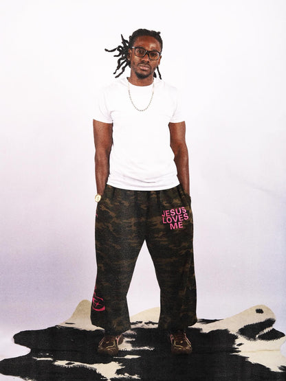 Unisex Camo Sweatpants