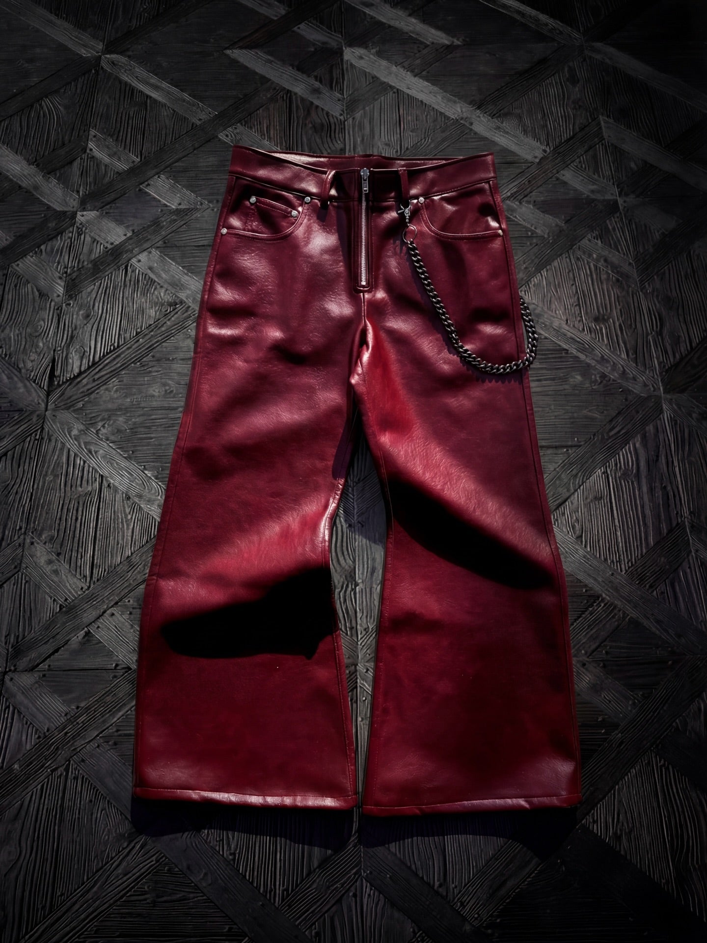Deep Red Rockstar Pants